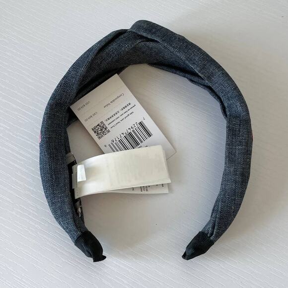 Kate Spade Cherry Denim Twisted Headband One size hair accessories main image 2